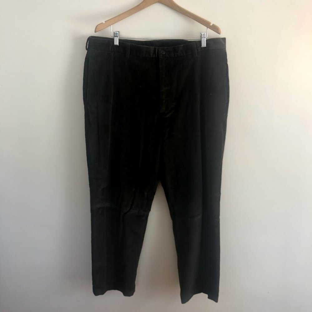 Brooks Brothers Hudson Corduroy Green Pants 42 32